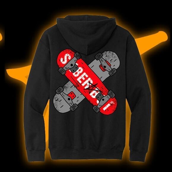 Avril Lavigne Sk8er Boi Black Hoodie, Size 2X, New Official Merch MSRP $60 SOO - Picture 3 of 6